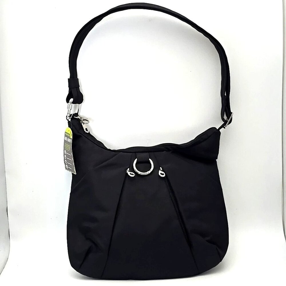 Travelon Crossbody Bag Black Color Nylon Anti-Theft Women's Purse - Picture 3 of 12